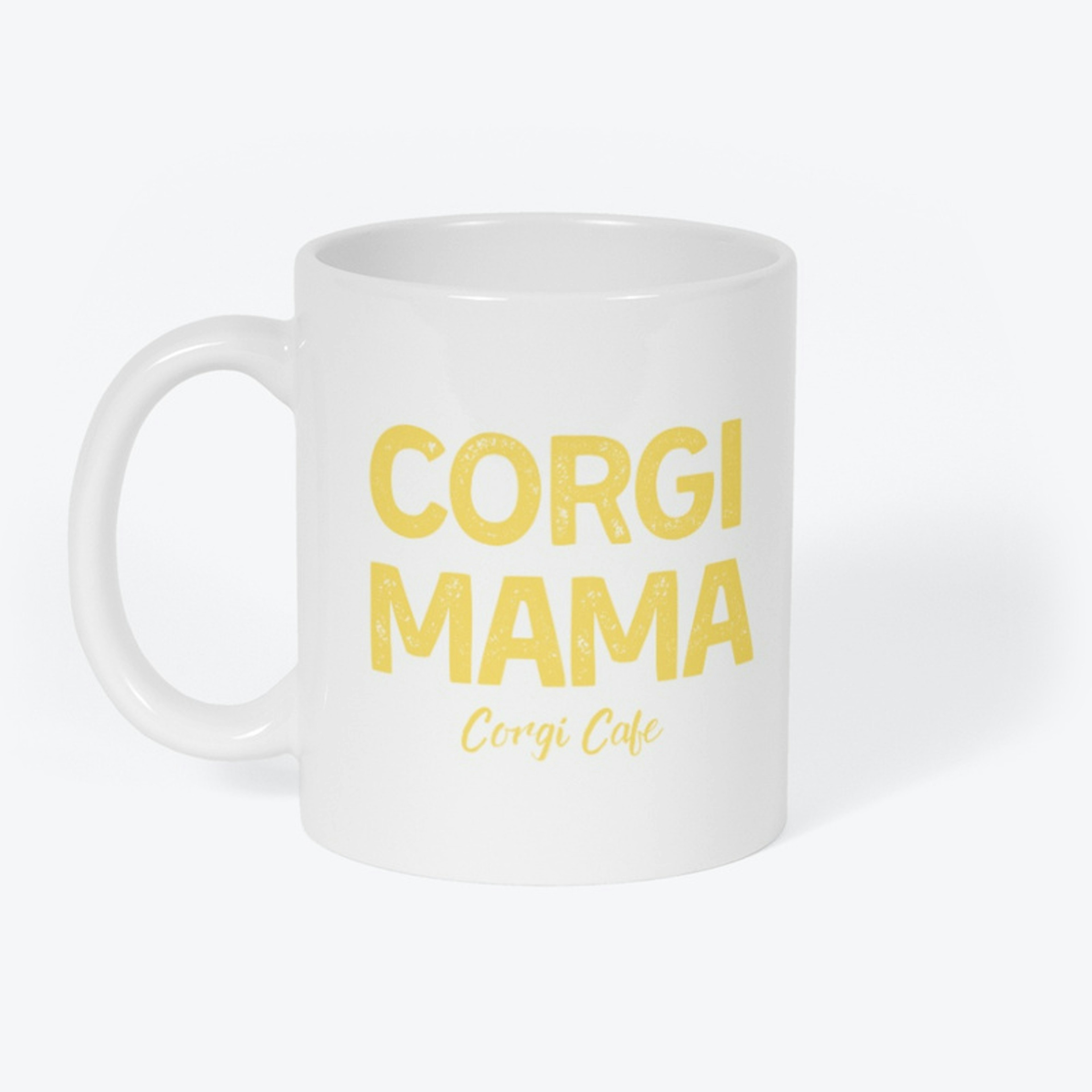 Corgi Mom Mug - White