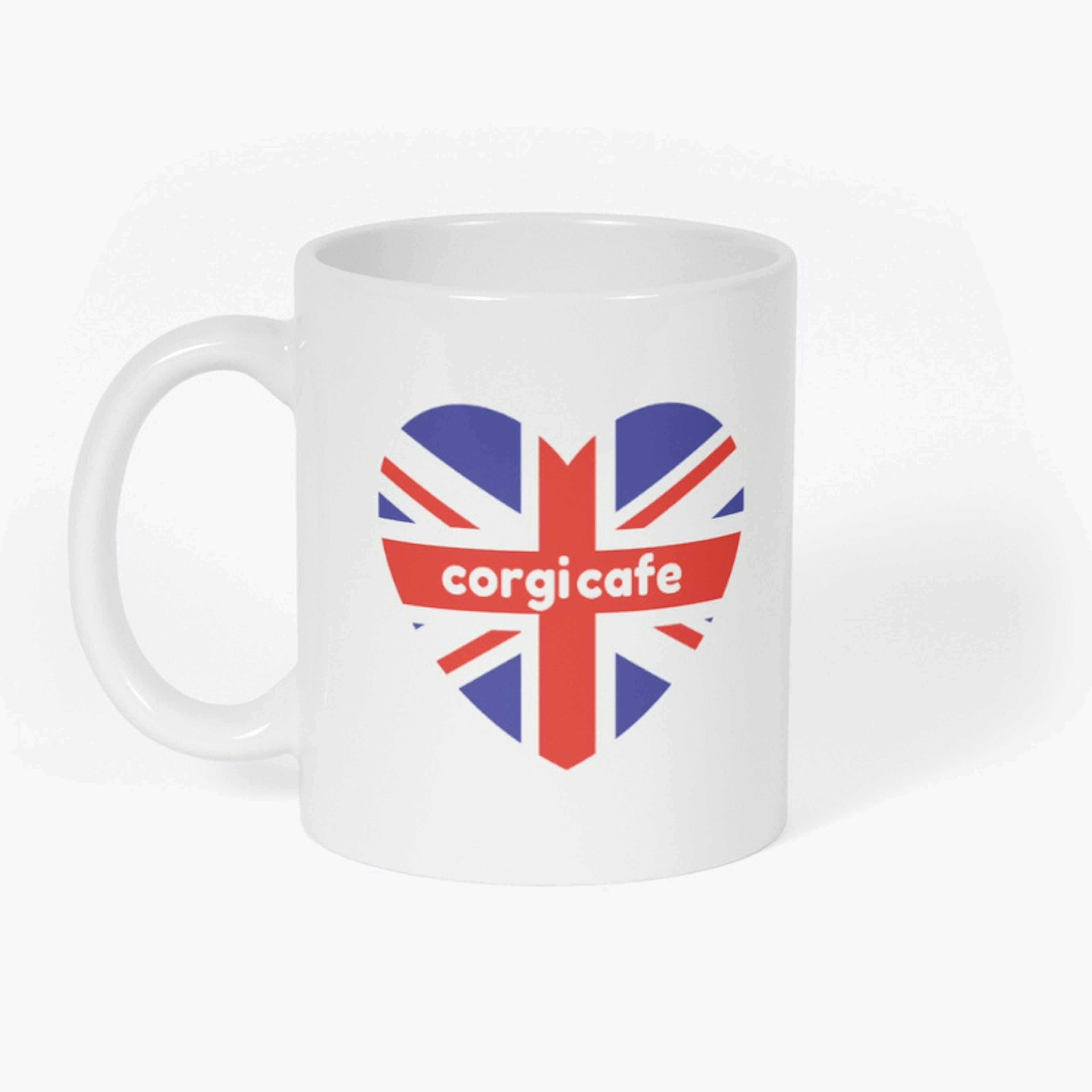 Great British Corgi Mug - White