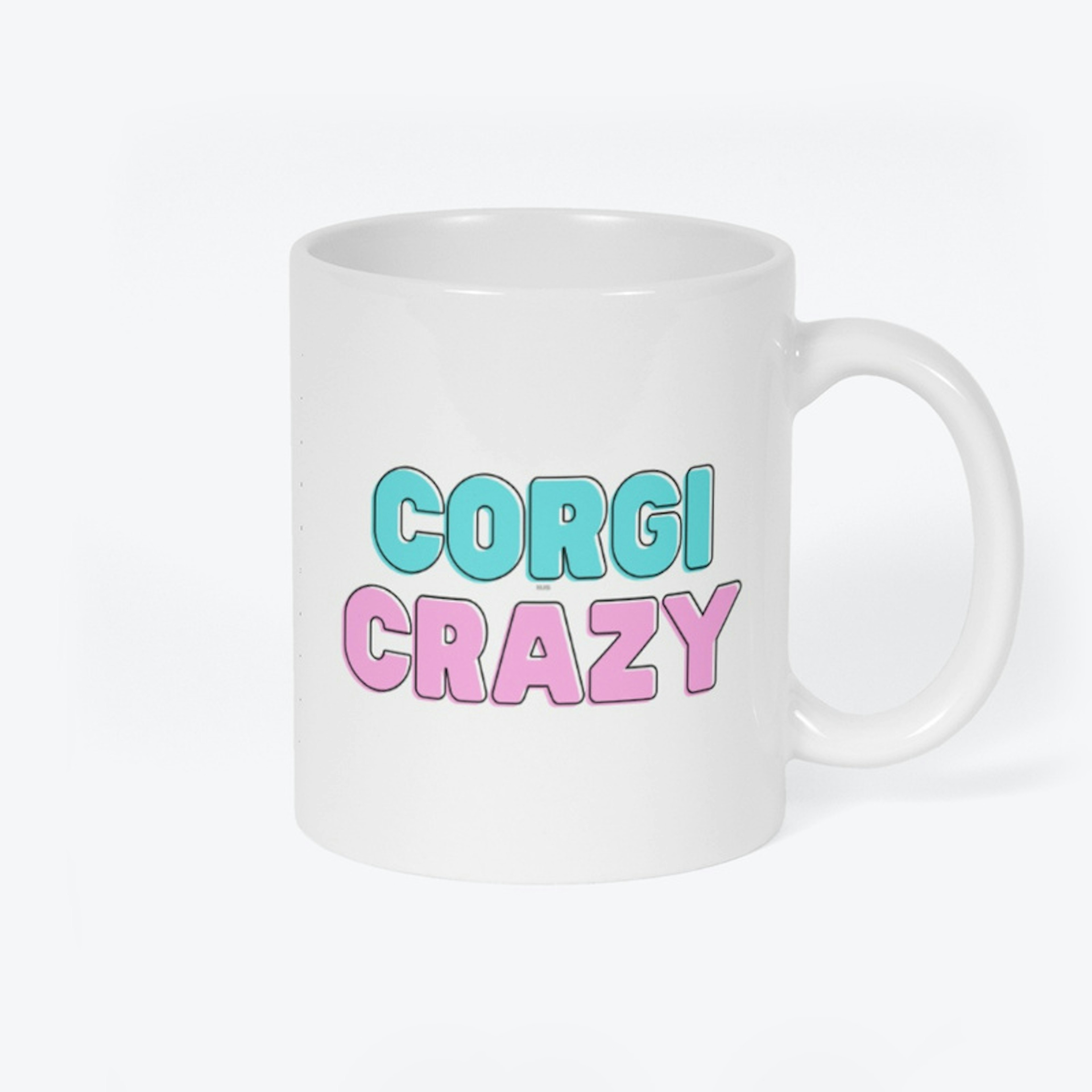 Corgi Crazy Mug - White