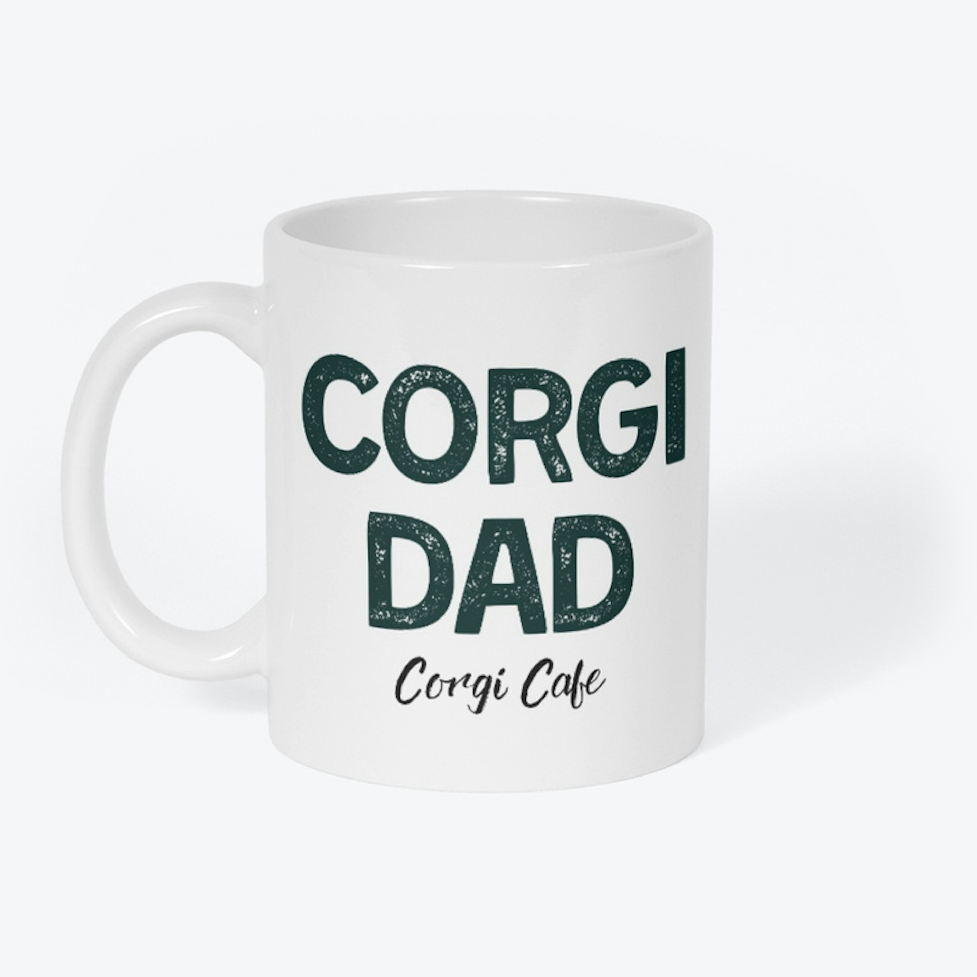 Proud Corgi Dad Mug - White